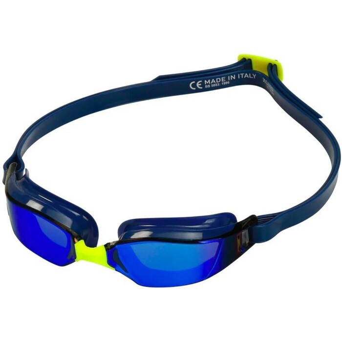 2024 Aquasphere Xceed Racing Schwimmbrille EP3200404LMB - Blau Titan Verspiegelt / Navy Blue